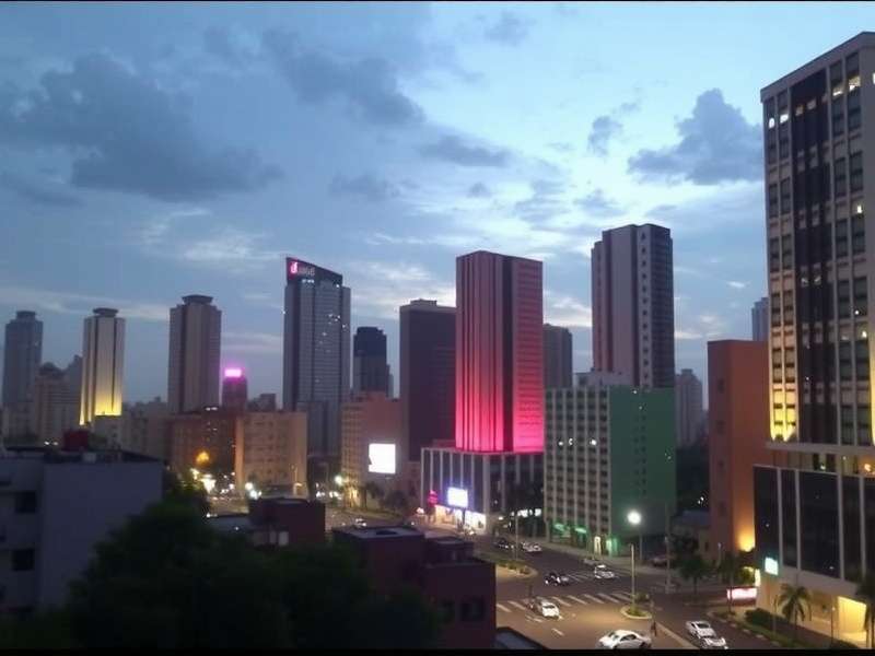 Authentic Indian city setting in Chennai Commerce Challenge Chennai Commerce Challenge city view